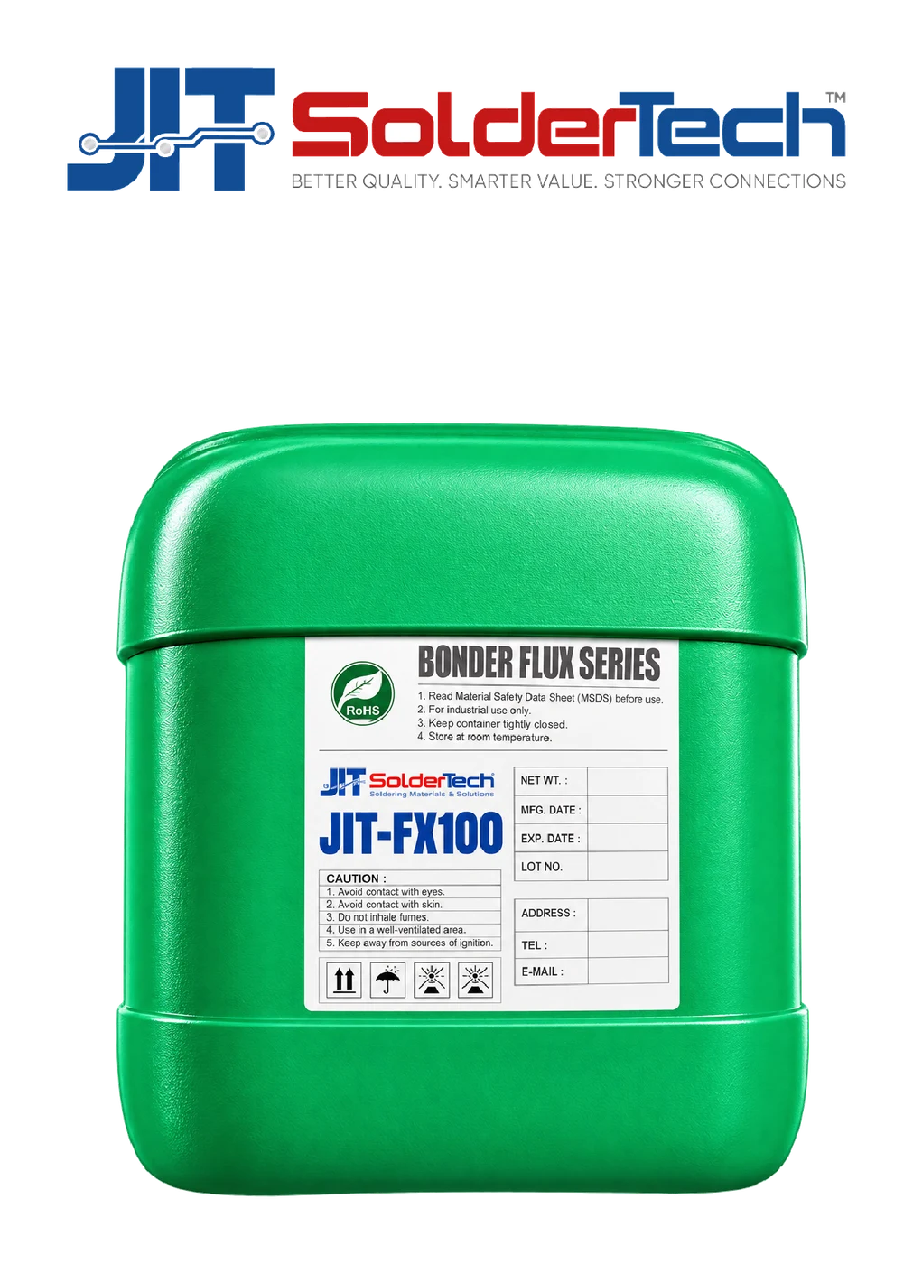 Solder Flux JIT-FX100 · Halogen-Free – JIT SolderTech