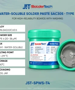 Water-Soluble Solder Paste SAC305 · Type 4 (JST-SPWS-T4) specifications – JIT SolderTech